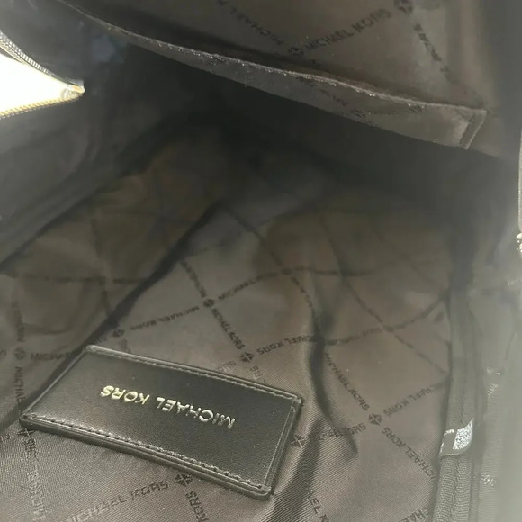 Michael Kors MK Cooper Logo Sling Pack Black Signature